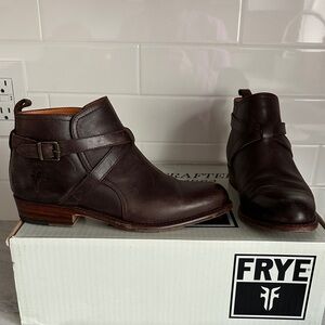 Frye Women's Dark Brown Ankle Boots